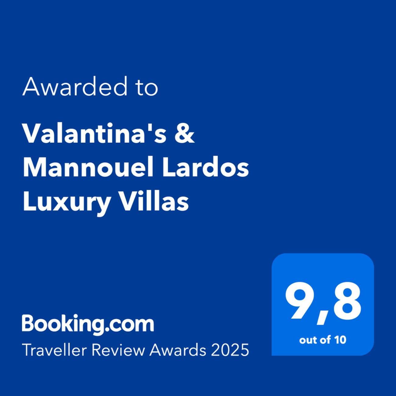 Valantina'S & Mannouel Lardos Luxury Villas 外观 照片