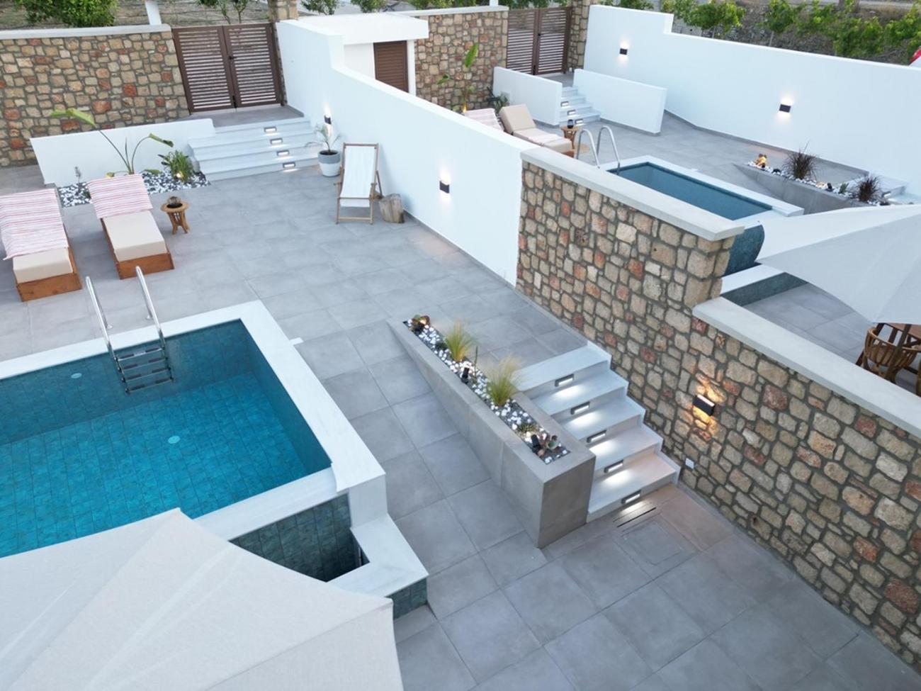 Valantina'S & Mannouel Lardos Luxury Villas 外观 照片